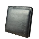 Louis Vuitton Black Leather Bi-Fold Wallet