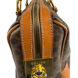 Celine Vintage Macadam Canvas Boston Bag