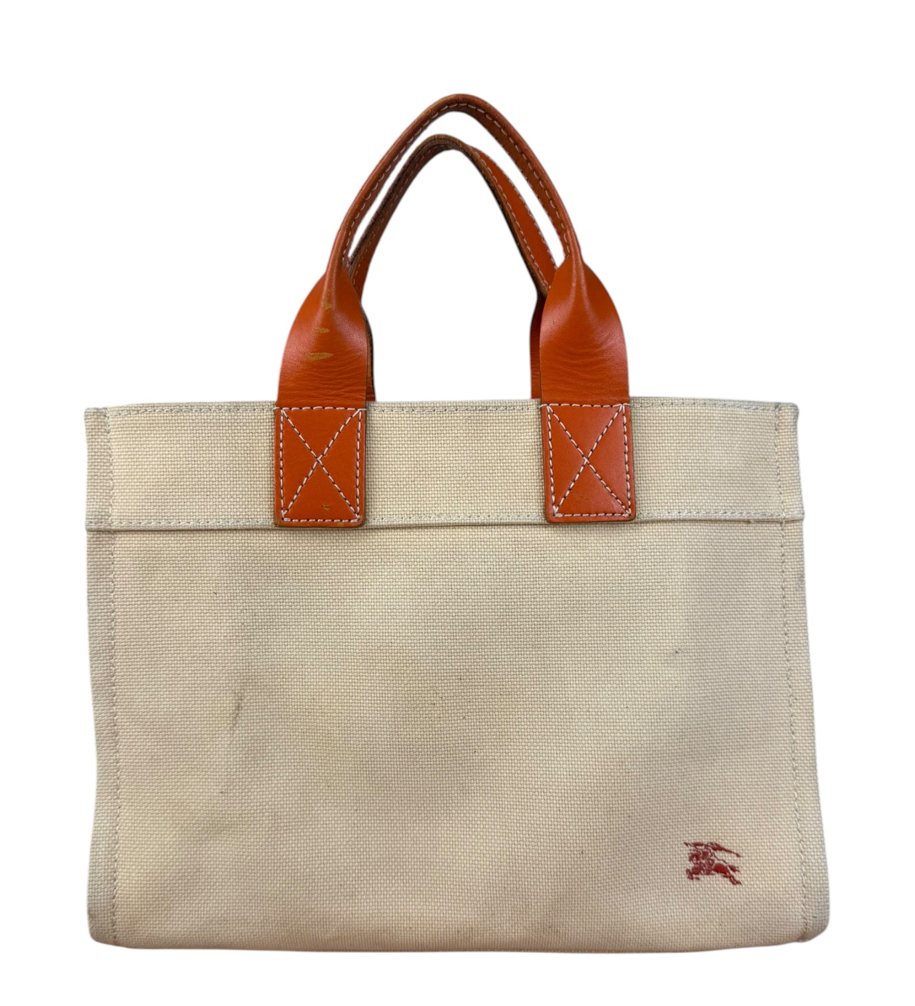 Burberry Blue Label Canvas and Leather Tote