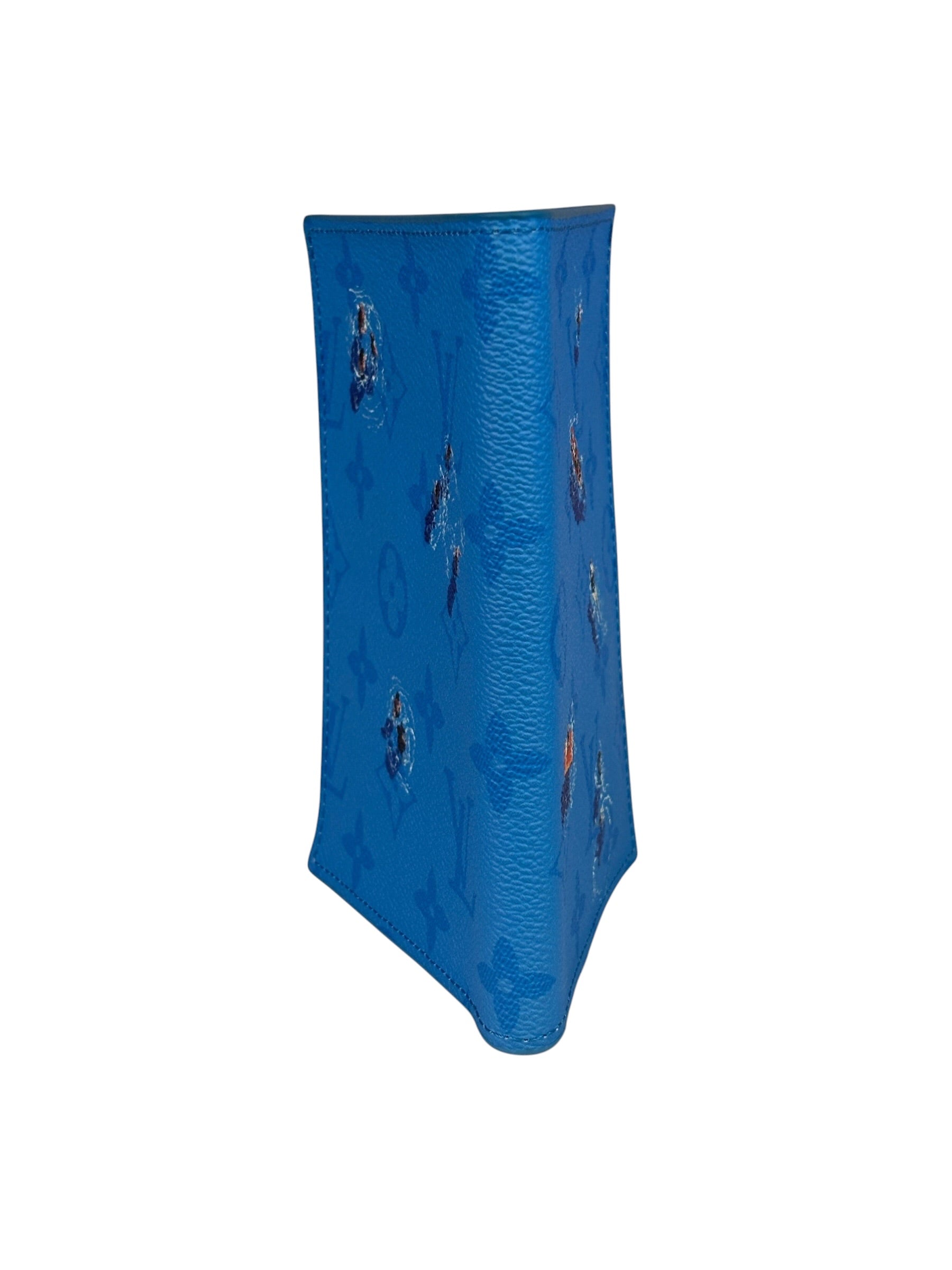 Louis Vuttion Pool Blue Monogram Passport Cover