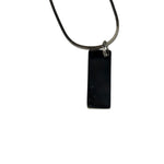 Christian Dior Silver Trotter Number 2 Oblique Pendant Necklace