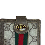 Gucci GG Vintage Sherry Line Compact Wallet