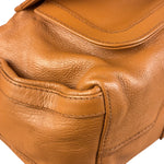 Christian Dior Vintage Tan Brown Leather Flight Medium