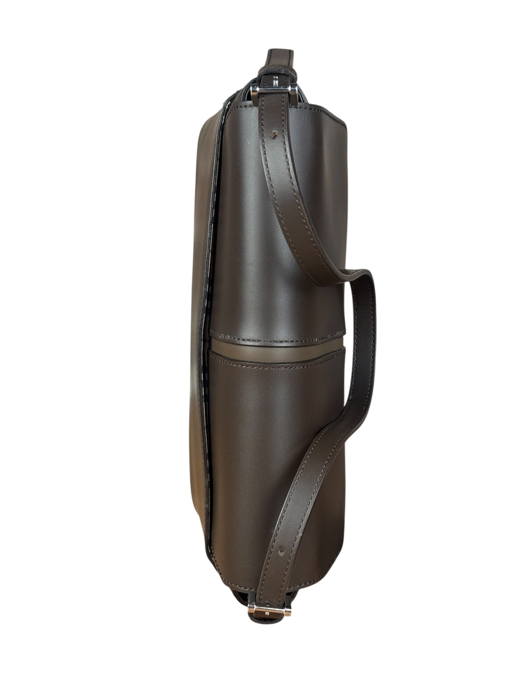 Burberry Brown Leather Shoulder Bag