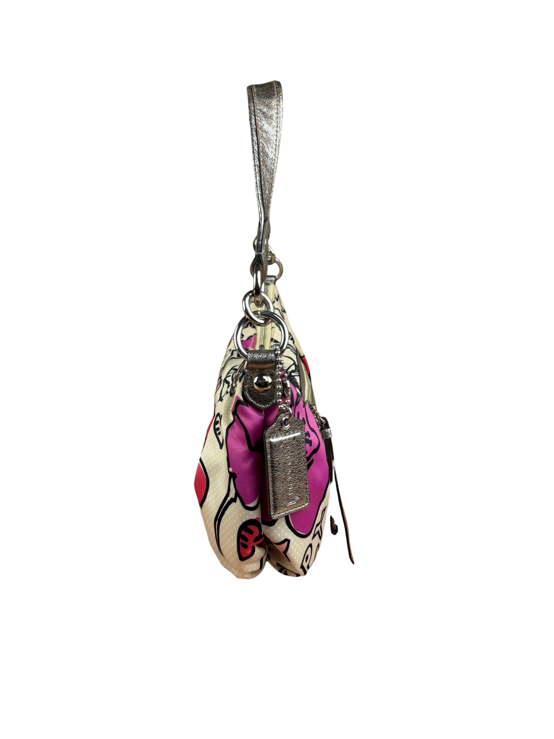 Coach Poppy Multicolor Petal Print RockerTwo-Way Bag