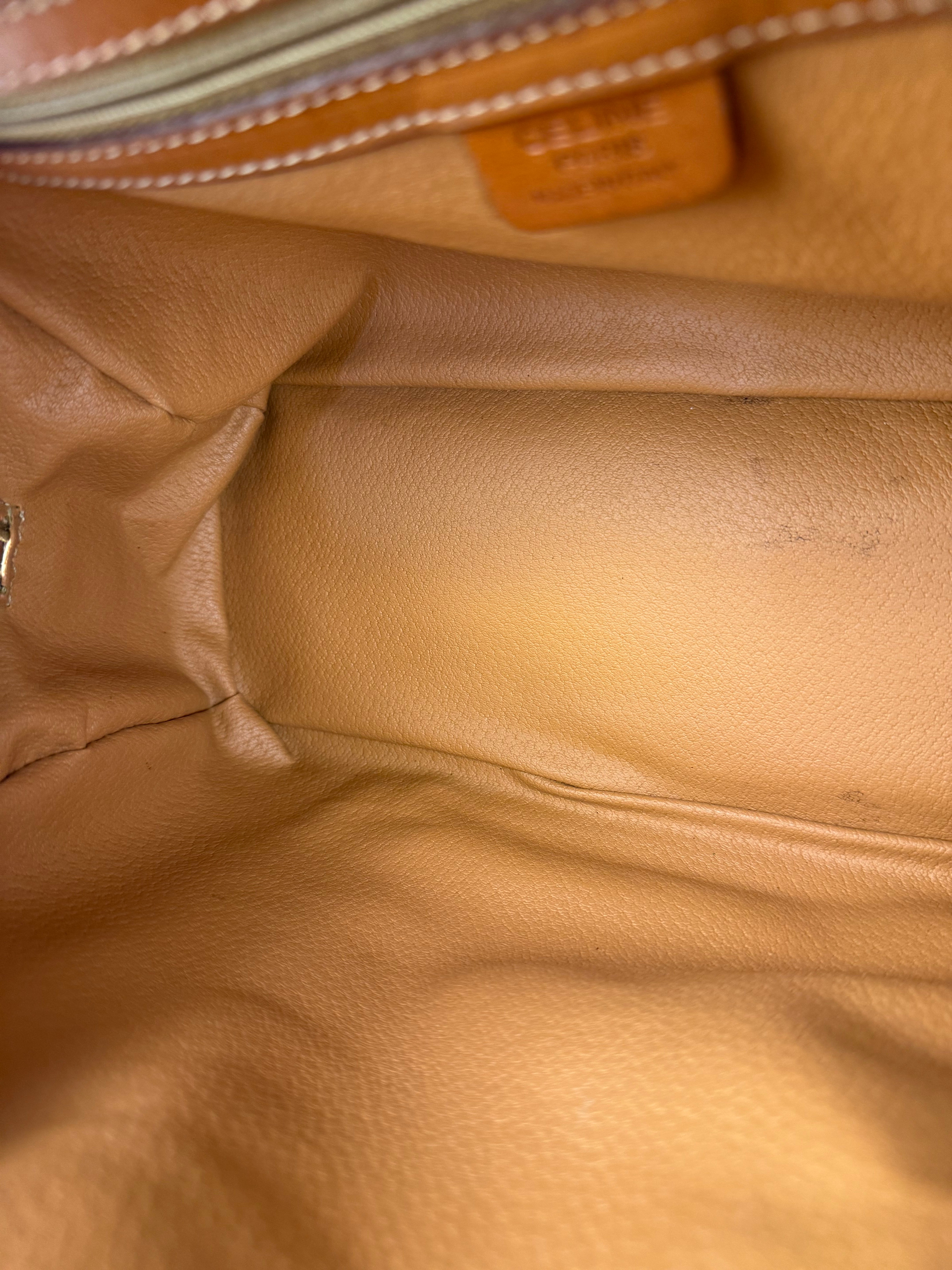 Celine Vintage Macadam Top Handle Bag