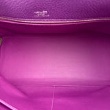 Hermes Kelly 35 Purple Ghillies Swift Togo Leather Handbag 2015