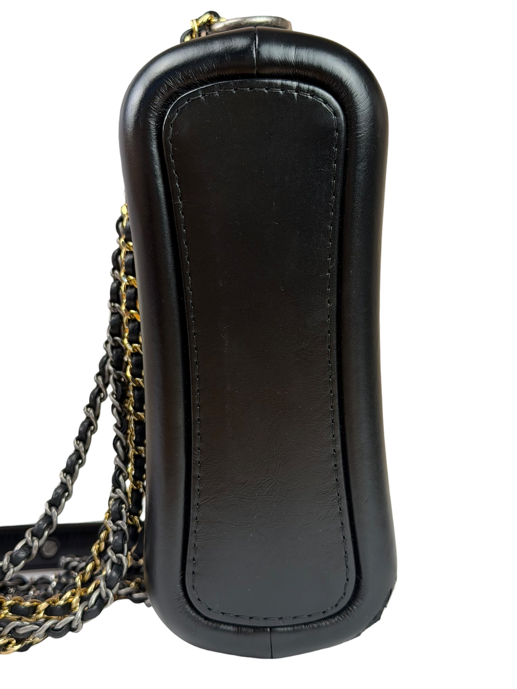 Chanel Black Quilted Leather Small Gabrielle Hobo Bag 2019