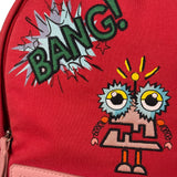 Fendi Red Patch Cloth Mini Backpack