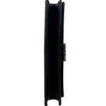 Gucci Black Interlocking G Leather Wallet on Chain