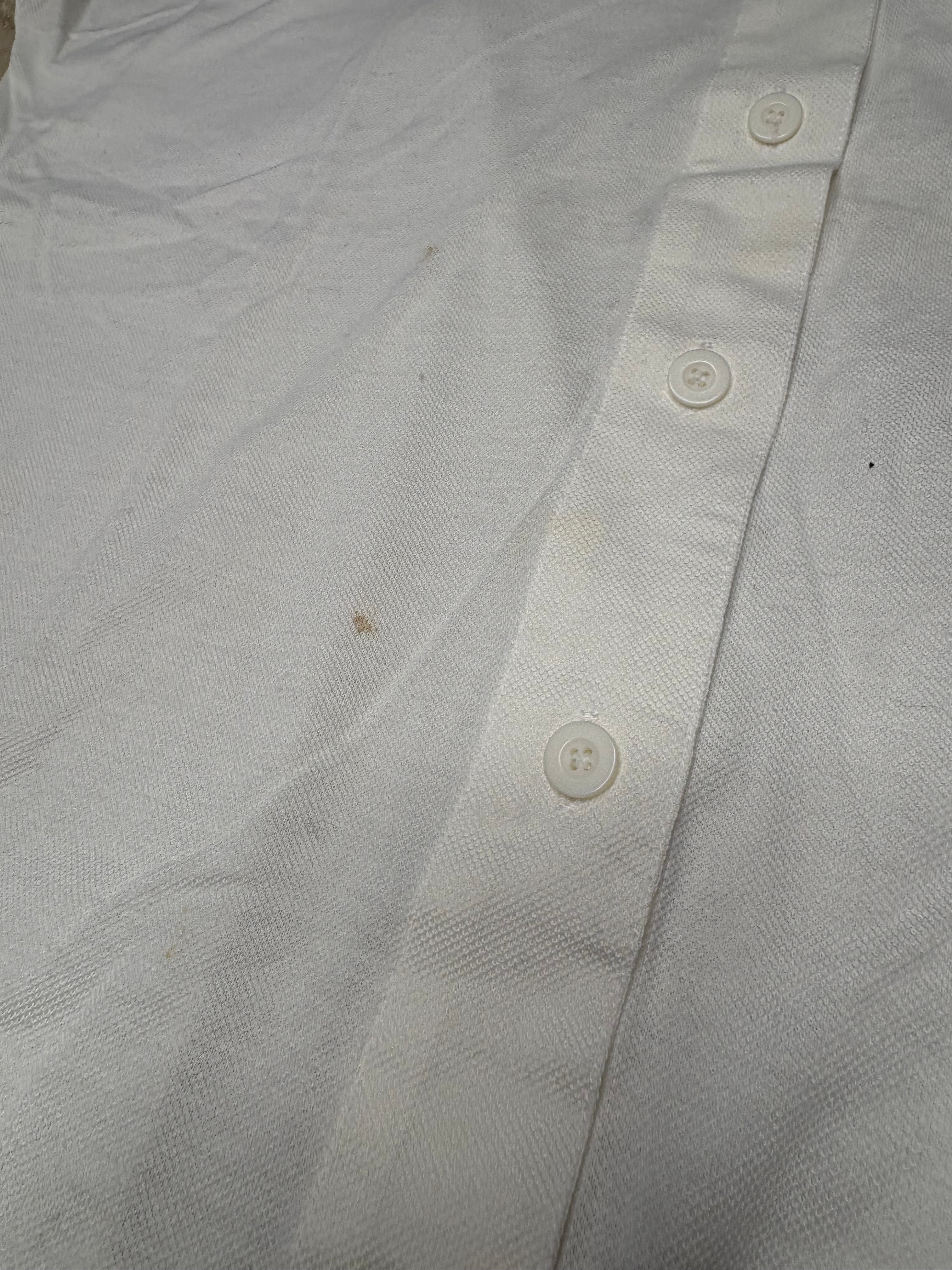 Christian Dior Sports Vintage White Sleeveless Button Up Top