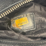 Chanel Navy Chocolate Bar Square Quilt LAX Bowler Bag 2004