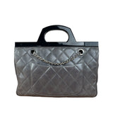 Chanel Dark Grey Cockpit Flap Shoulder Bag 2015