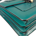 BVLGARI Serpenti Forever Mini Top Handle Bag Green