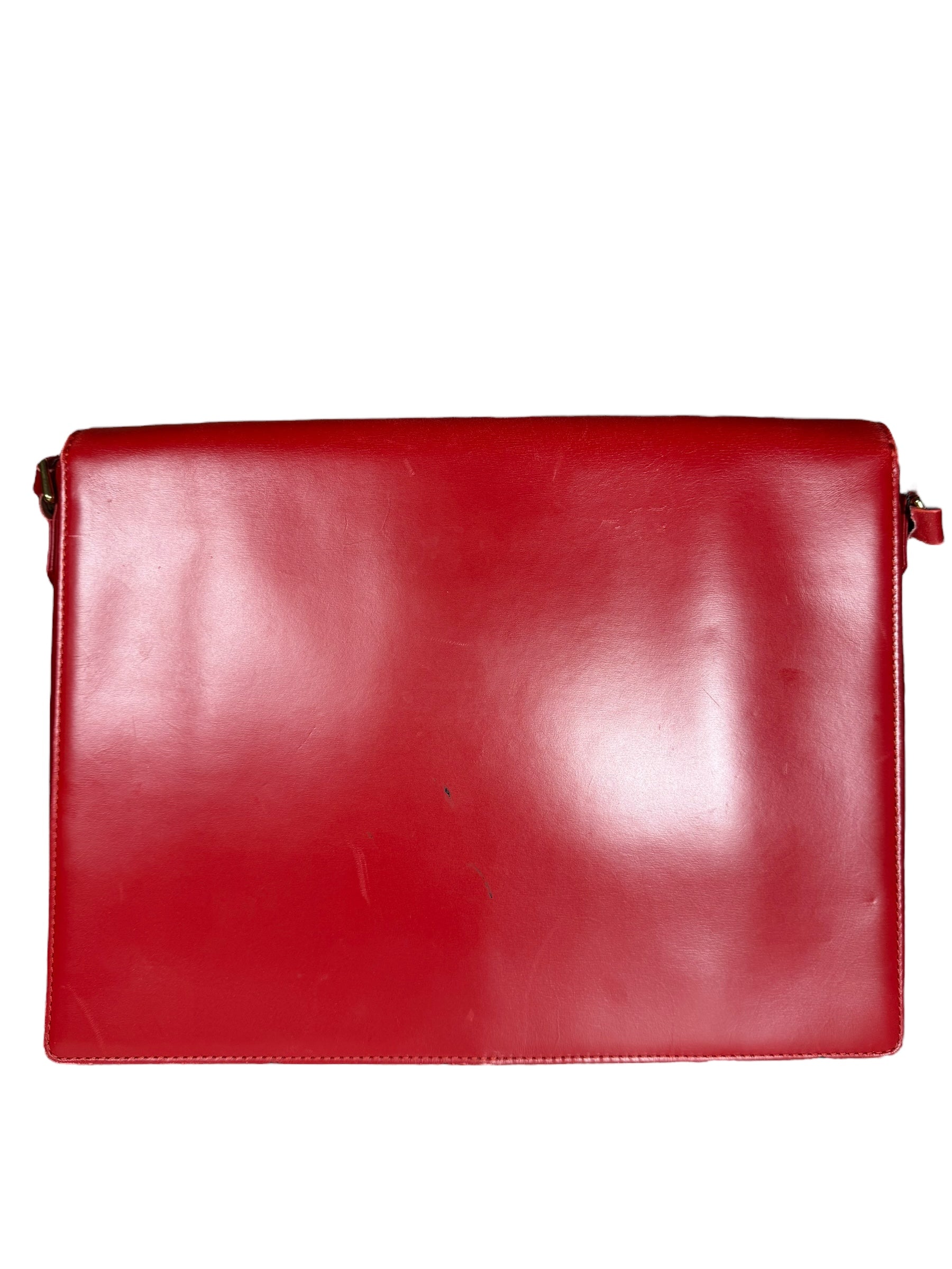 Louis Vuitton Red Epi Opera Delphes Work Bag