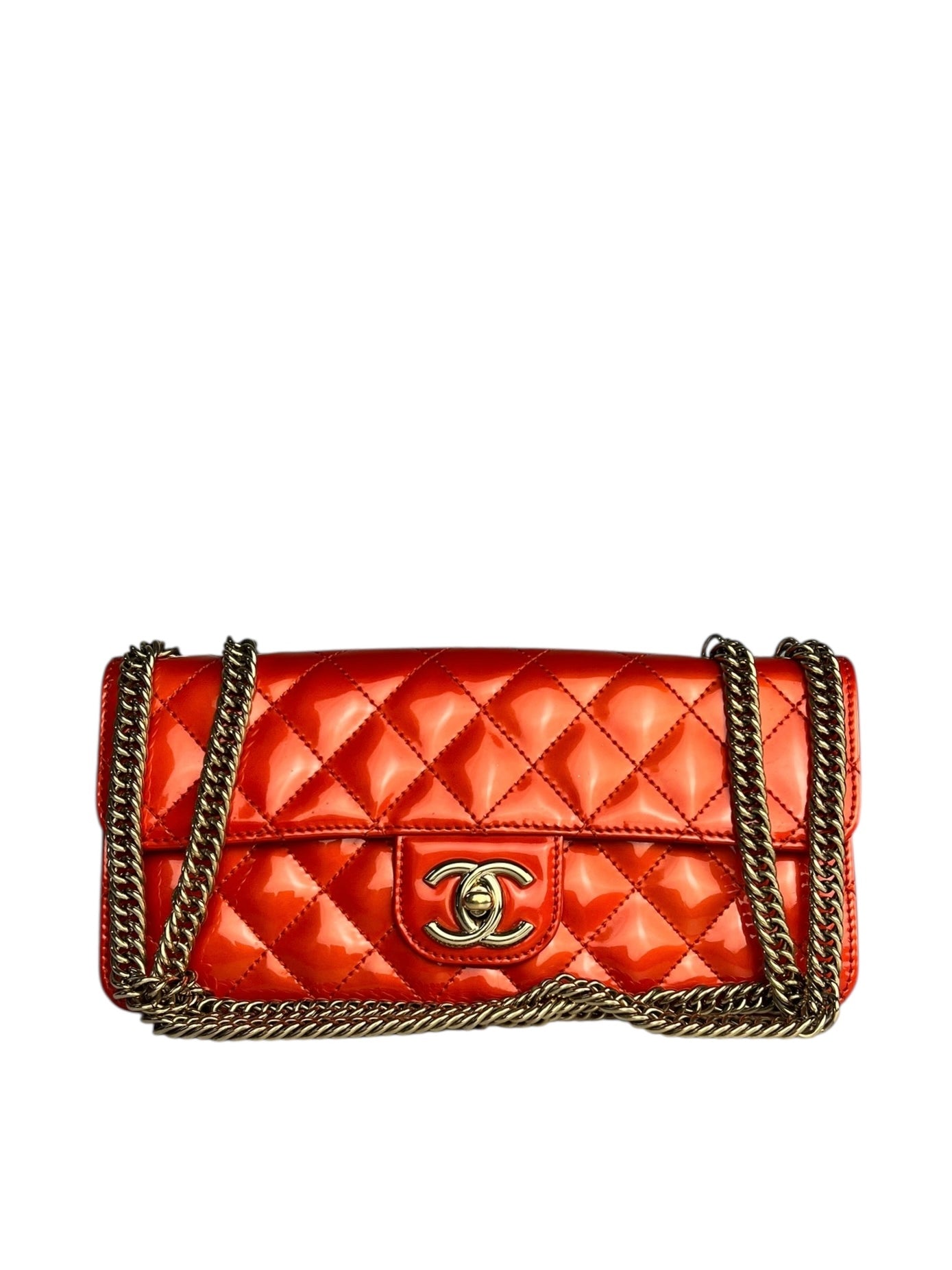 Chanel Red Metallic Evening Star Flap Bag 2008