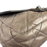 Chanel Bicolor Quilted Leather Chain Flap Bag 2011
