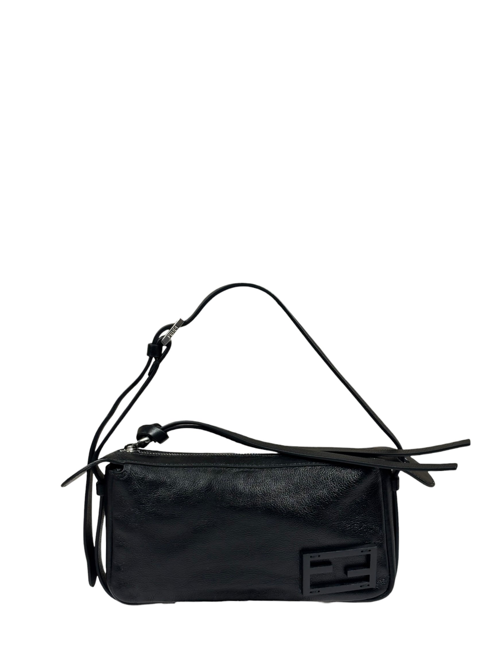 Fendi Black Leather/Suede Simply Pochette