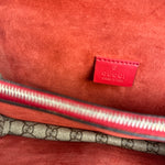 Gucci Dionysus GG Supreme Shoulder Bag Beige/Red