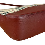 Burberry Vintage House Check Canvas/Leather Shoulder Bag