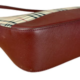 Burberry Vintage House Check Canvas/Leather Shoulder Bag
