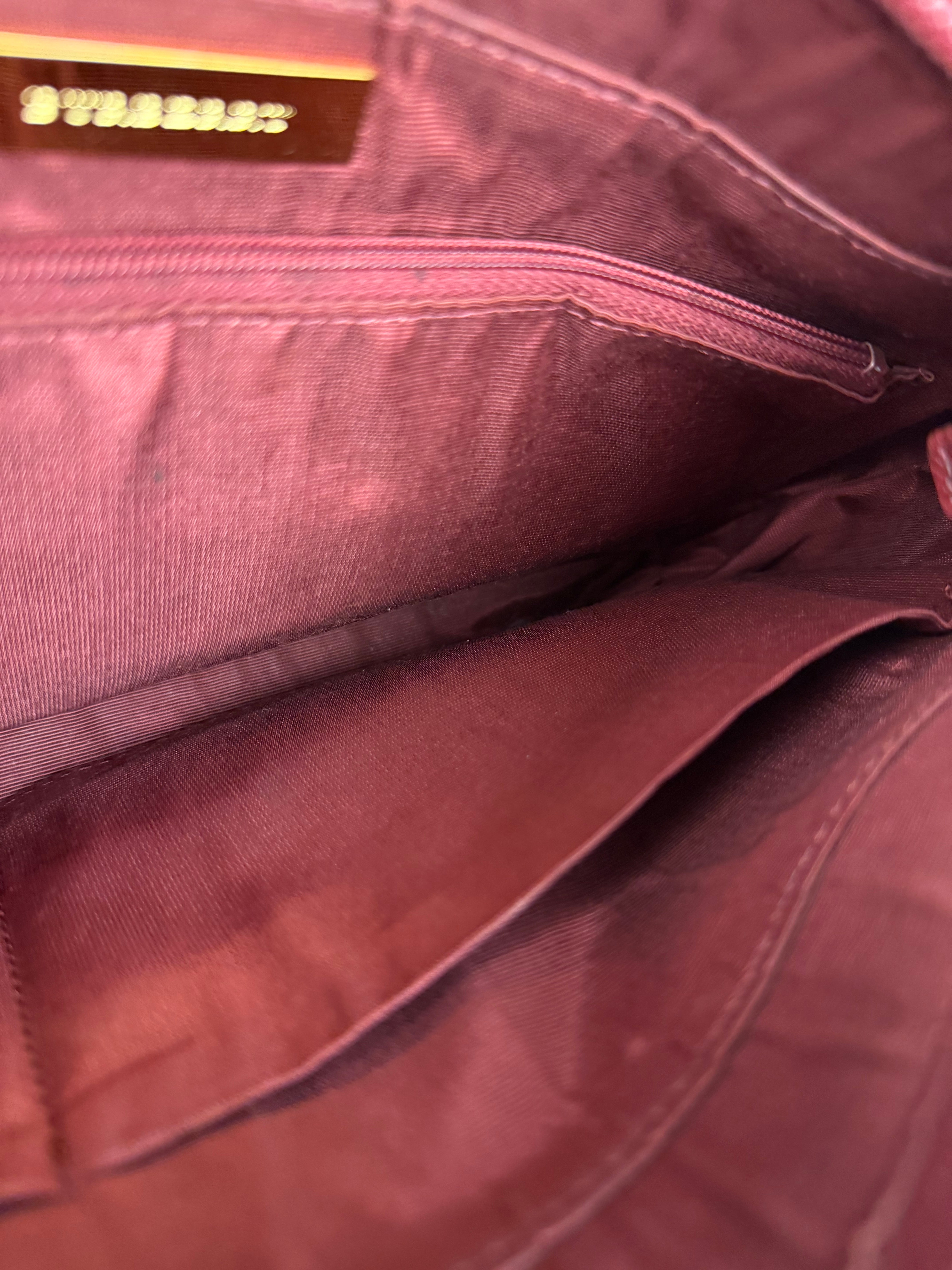 Burberry Vintage House Check Canvas/Leather Shoulder Bag