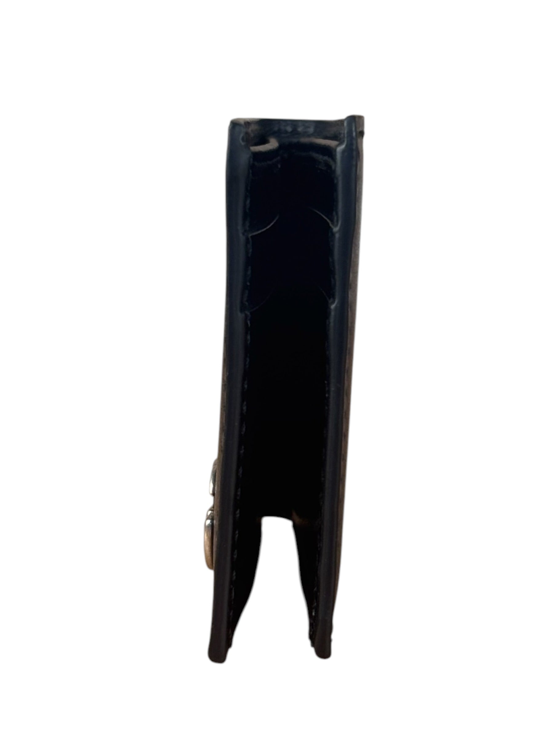 Gucci Black Leather Marmont Boarded Plutone Wallet