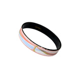 Hermes Abstract Wave Multicolor Bangle Bracelet