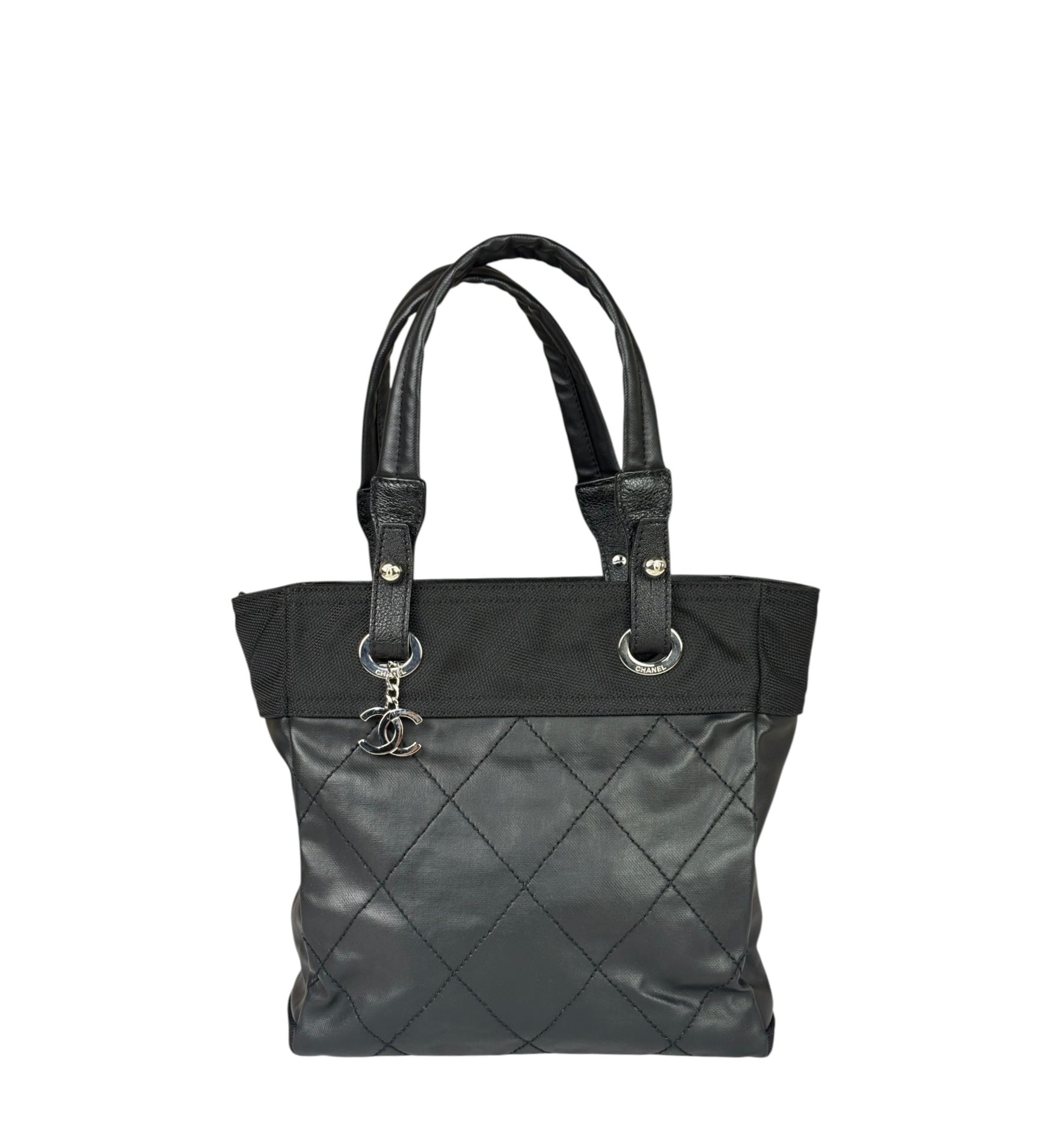 Chanel Black Quilted Paris-Biarritz Tote 2009