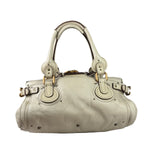 Chloe Beige Leather Paddington Shoulder Bag