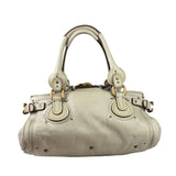 Chloe Beige Leather Paddington Shoulder Bag