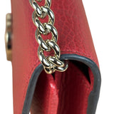 Gucci Red Interlocking G Wallet on Chain