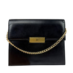 Christian Dior Black Leather Flap Bag Replacement Chain