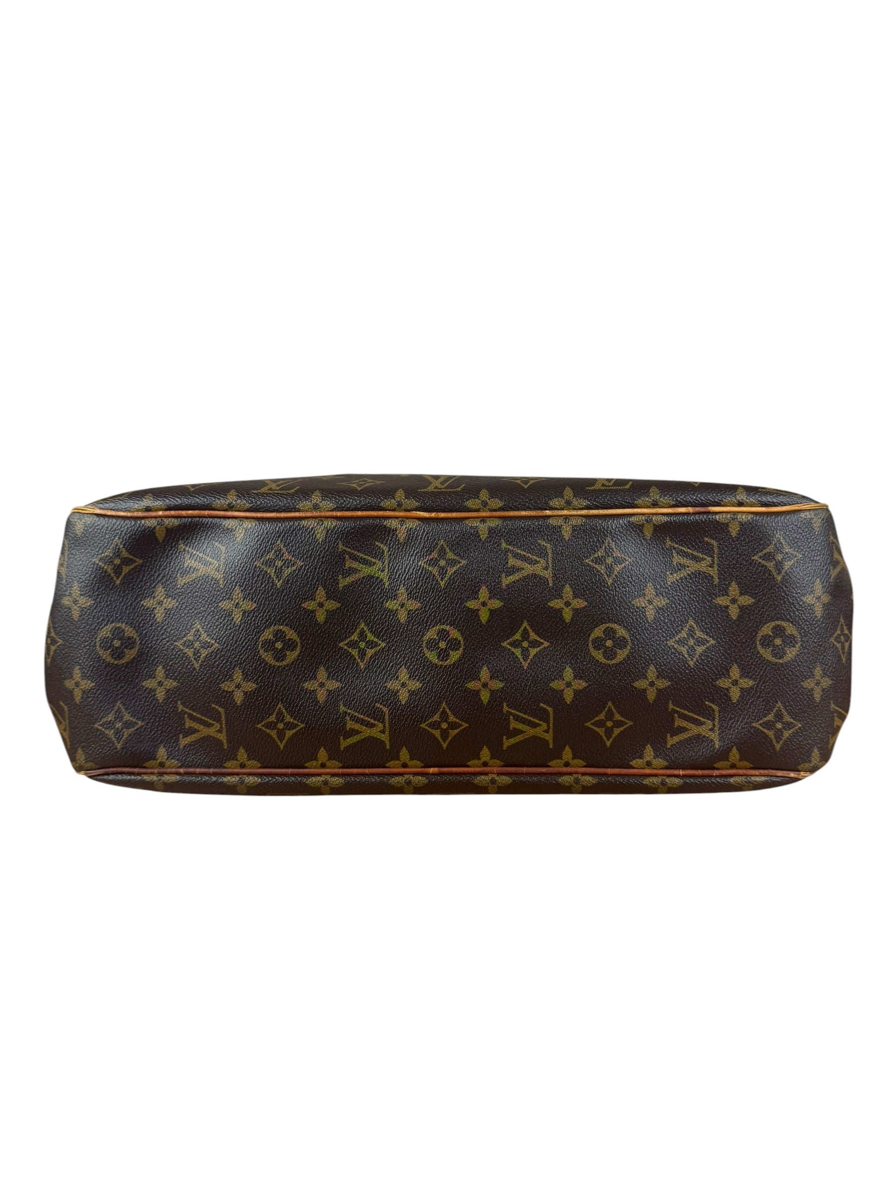 Louis Vuitton Leather Batignolles Horizontal Canvas Monogram Tote Bag