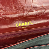 Chanel Black Leather Jumboo Double Flap Shoulder Bag