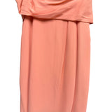 Fendi Salmon-Toned Pleated Vintage Skirt
