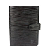 Louis Vuitton Black EPI Leather Agenda MM