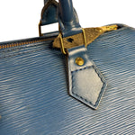 Louis Vuitton Blue Epi Leather Speed 25