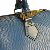 Louis Vuitton Blue Epi Leather Speed 25