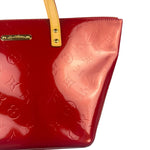 Louis Vuitton Red Monogram Vernis Bellevue Handbag PM