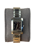 Fendi 7000L Black Dial Tank Stainless Steel Band