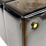 YSL Patent Jerry Cube Box Clutch
