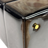YSL Patent Jerry Cube Box Clutch