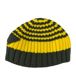Prada Militare/Limone Cashmere Wool Beanie