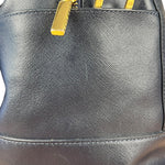 Tory Burch Saffiano Leather Navy Boston Bag