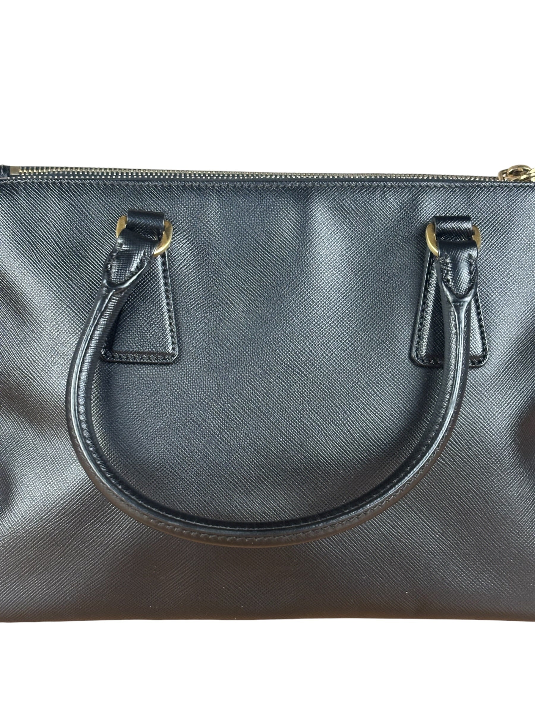 Prada Black Galleria Saffiano Leather Tote