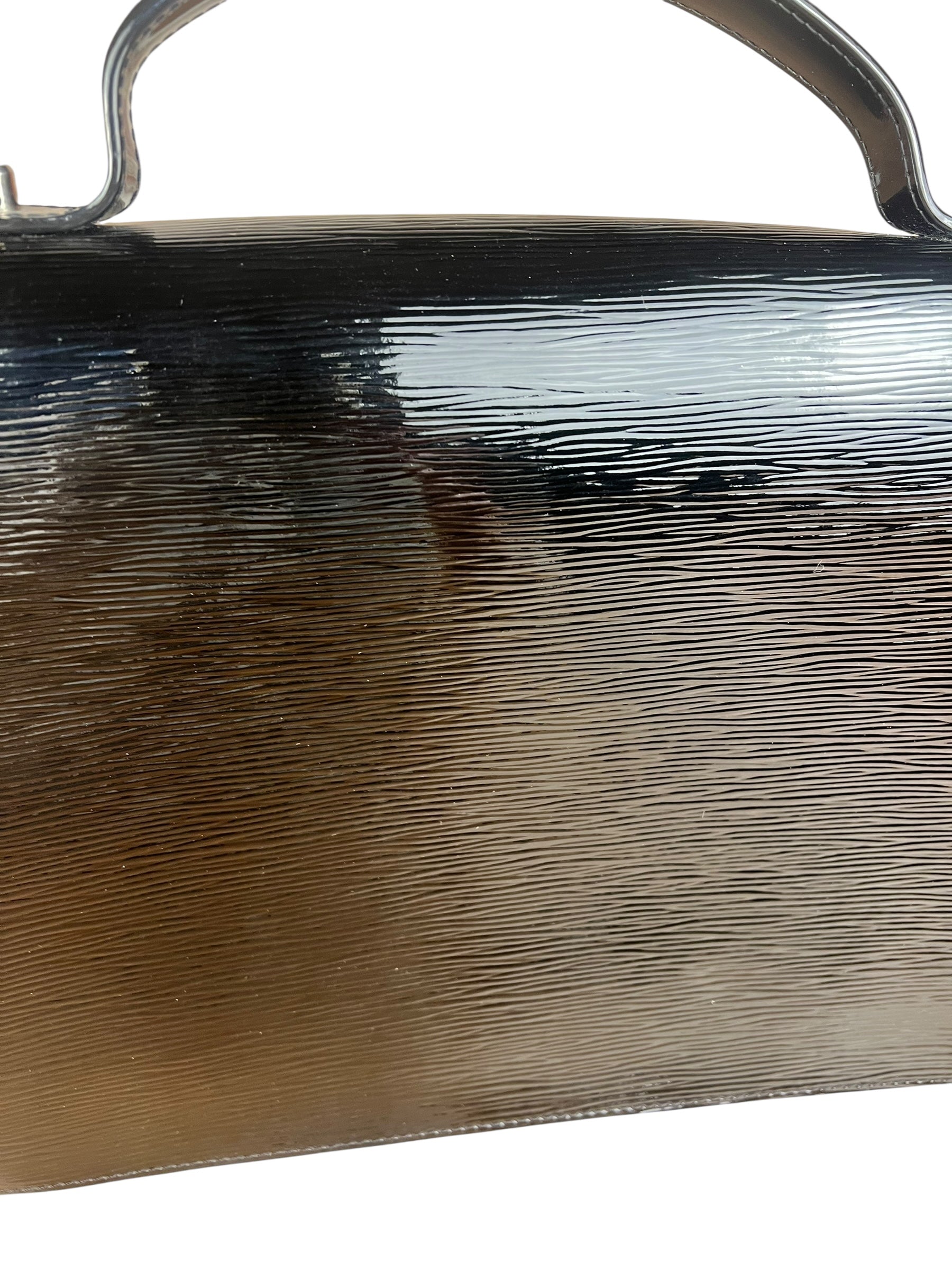 Louis Vuitton Black Electric Epi Sévigné 2Way Handbag