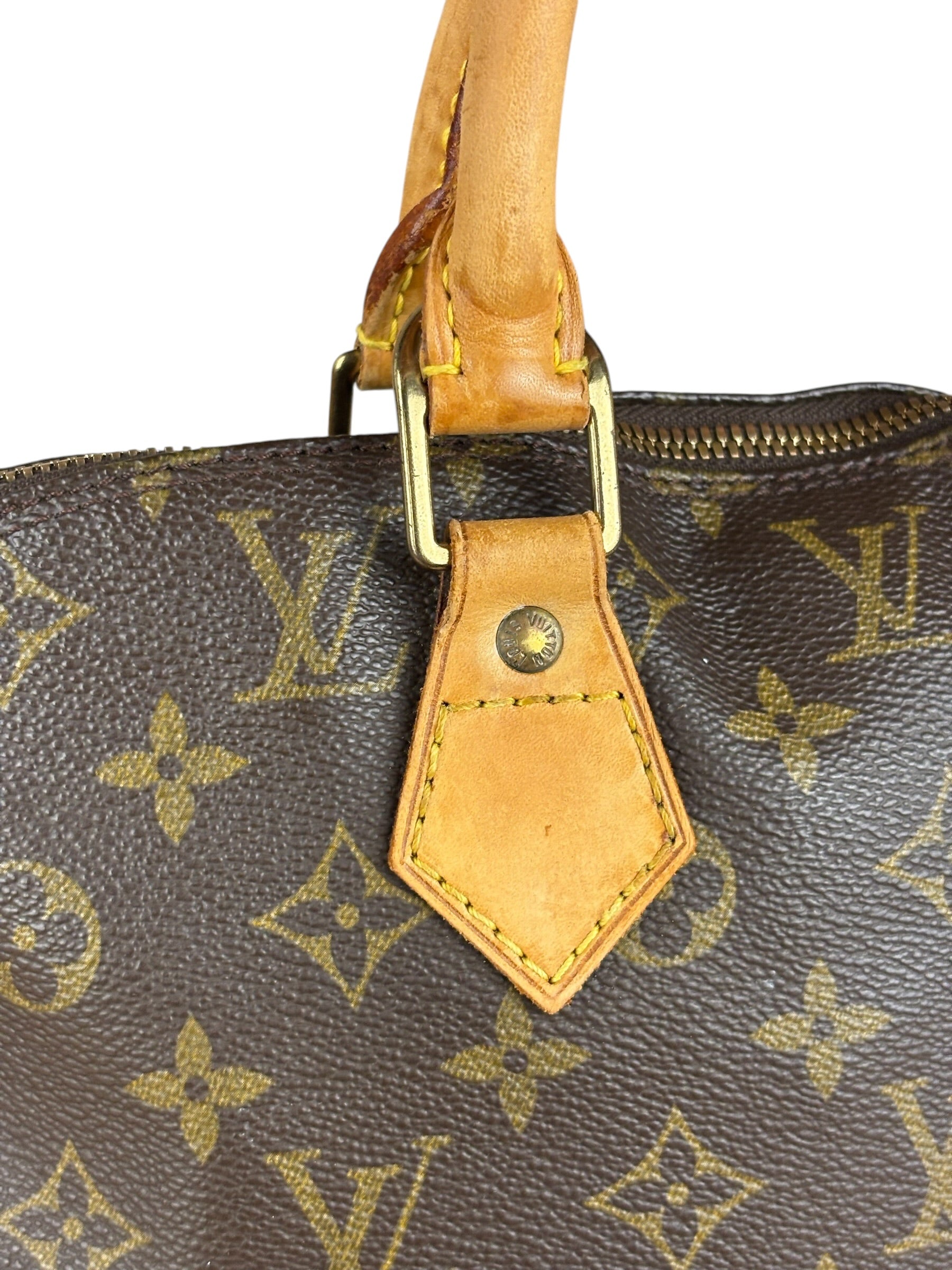 Louis Vuitton Canvas Coated Monogram Alma Hand Bag