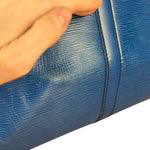 Louis Vuitton Blue Epi Keepall 55