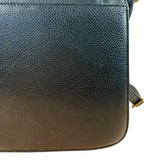 MCM Vintage Black Leather Crossbody Bag
